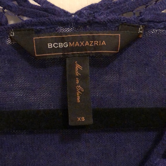 BCBG Lace Top Sweater Dress - Picture 7 of 8